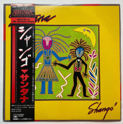 Винтажная виниловая пластинка LP Santana Shango (Japan 1982) (Obi)