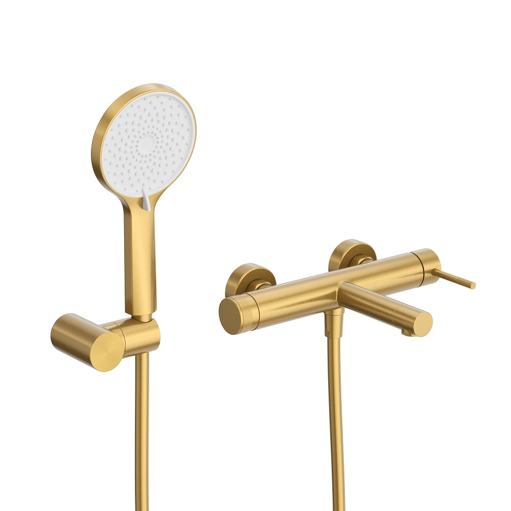 Смеситель CEZARES RELAX-VD-BORO для ванны и душа в комплекте с ручным душем, шлангом и держателем