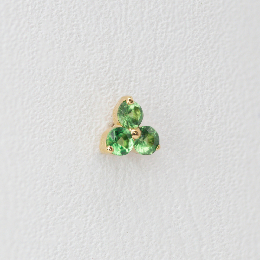 Threeleaf tops with Precious gems