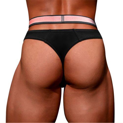 Мужские трусы стринги черные PUMP! MP234-2