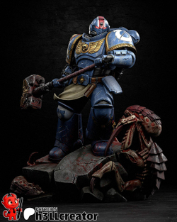 Титус Капитан Ордена Ультрамаринов Space Marine Фигурка