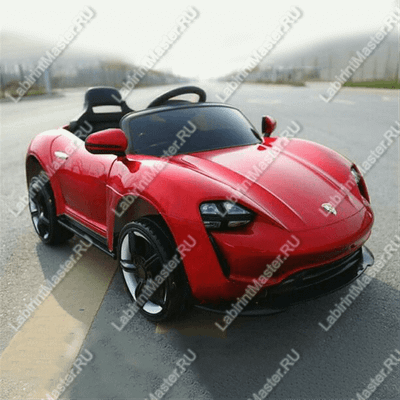 Детский электромобиль "Porshe" красный