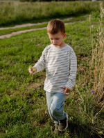 Лонгслив Mjölk в полоску