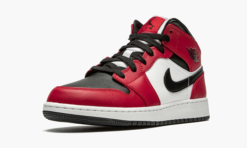 Air Jordan 1 Mid GS "Chicago Black Toe"
