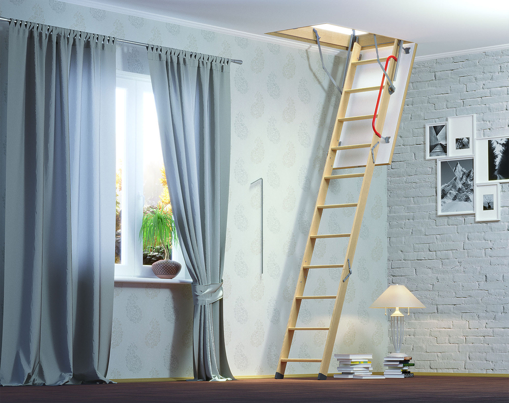 Чердачная лестница Docke PREMIUM 70*120*300см