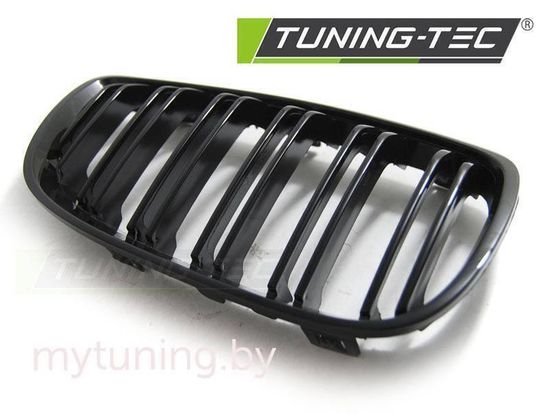 Решетка (ноздри) радиатора GLOSSY BLACK DOUBLE BAR M-LOOK для BMW 3 E92 E93