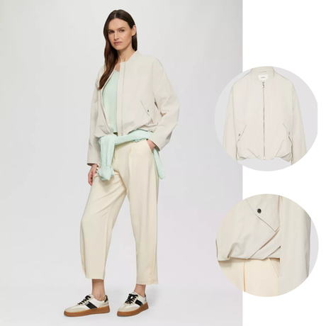 Бомбер со сборками в непринужденной посадке s.Oliver