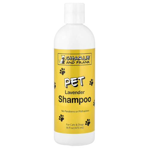Charlie and Frank, шампунь для домашних животных, для кошек и собак, с ароматом лаванды, 473 мл (16 жидк. унций)