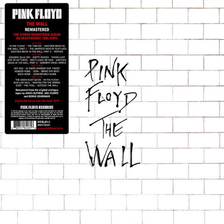 Pink Floyd. The Wall (180 Gram Black Vinyl, Gatefold, 2 LP) Пинк Флойд. Стена