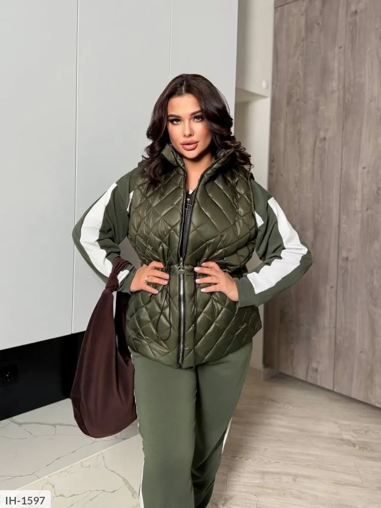 Костюм тройка IH-1597 Фабрика Моды