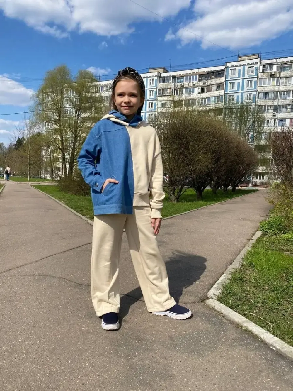 Худи асимметричное