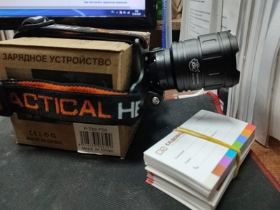 Фонарь кит  ZOOM ПОИСК Налобный Т60-P50