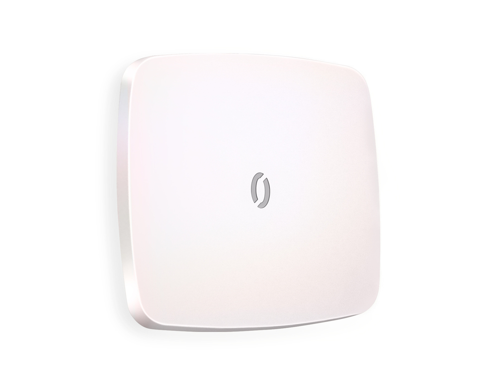 OP2020 Лицевая панель OMEGA (Жемчуг) для 1-кл выключателей с подсветкой QUANT