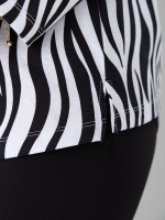 Блузка БЛ-22/белый-крупнаязебра