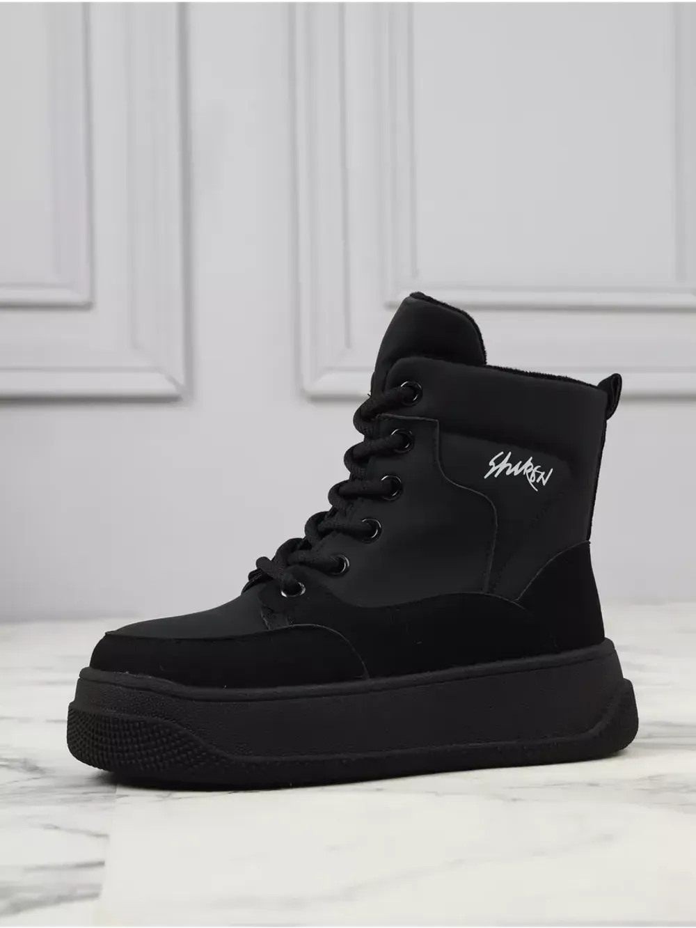 Дутики зимние на платформе