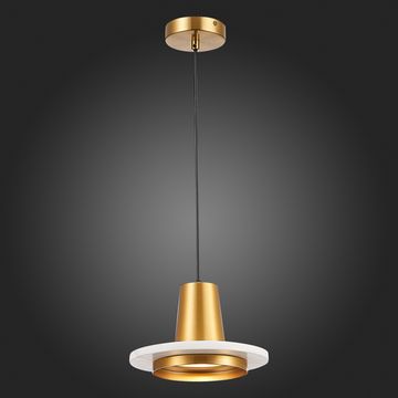 SL1212.203.01 Подвес ST-Luce Латунь/Латунь, Белый LED 1*12W 3000K OLTARNO