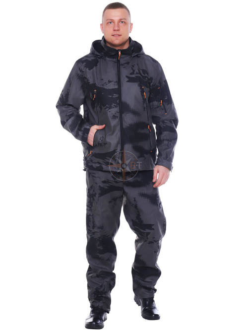 КОСТЮМ ВАЛЬД ДМС НА ФЛИСЕ (АЛОВА КМФ черная точка)