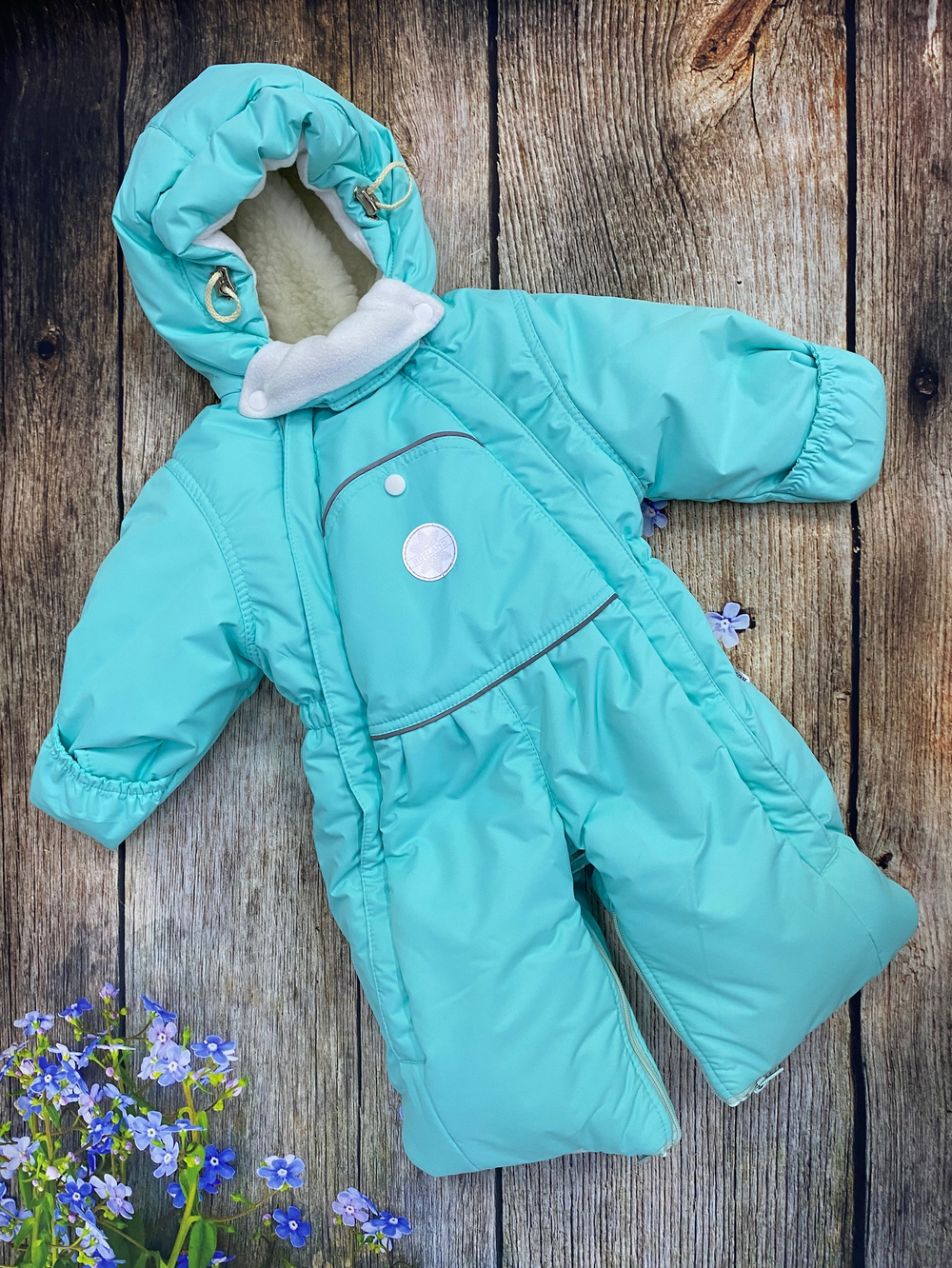 Комбинезон-трансформер А 72-21 "Rusland" зима-весна с отстёгивающимся мехом