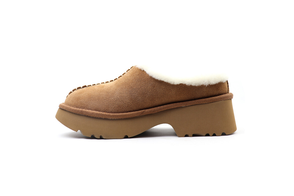 UGG New Heights Cozy Clog Chestnut