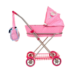 Коляска люлька "Зайка" 63*35*71см, белая коробка