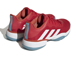 детские Кроссовки теннисные Adidas Barricade - better scarlet/cloud white/preloved red