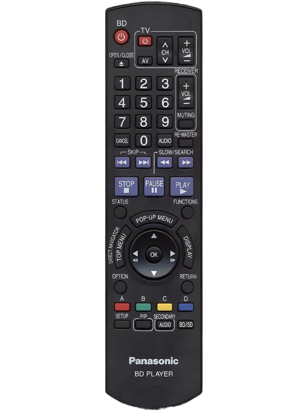 Пульт Panasonic N2QAYB000185 оригинал