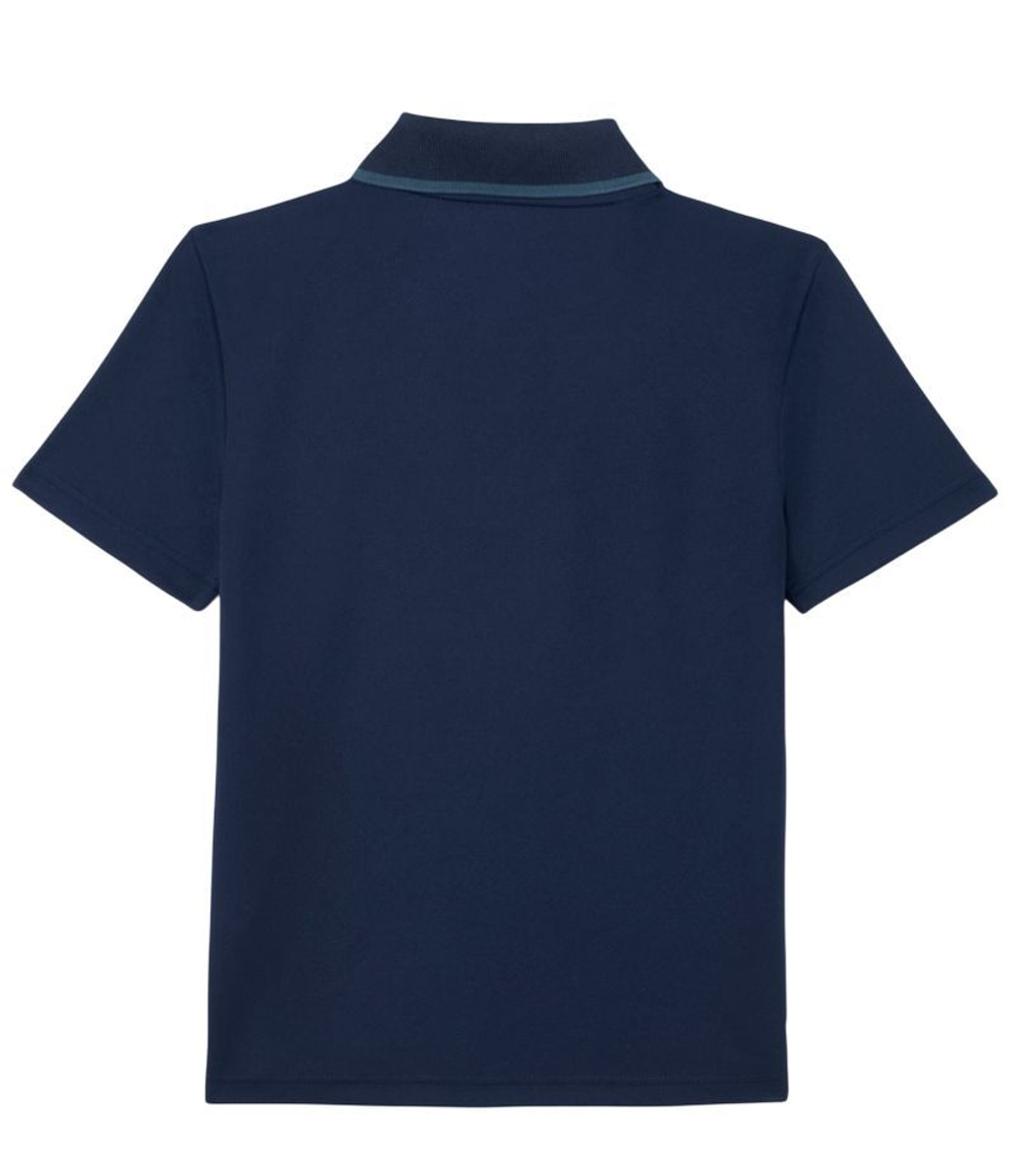 Детская теннисная футболка Lacoste Kid's Roland-Garros Ball Kids Edition Shirt - navy blue/blue