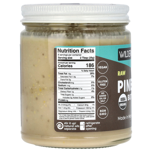 Wilderness Poets, Необработанная паста из кедровых орехов, 227 г (8 унций)