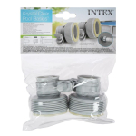 Переходник-муфта для шланга бассейна Intex, серый