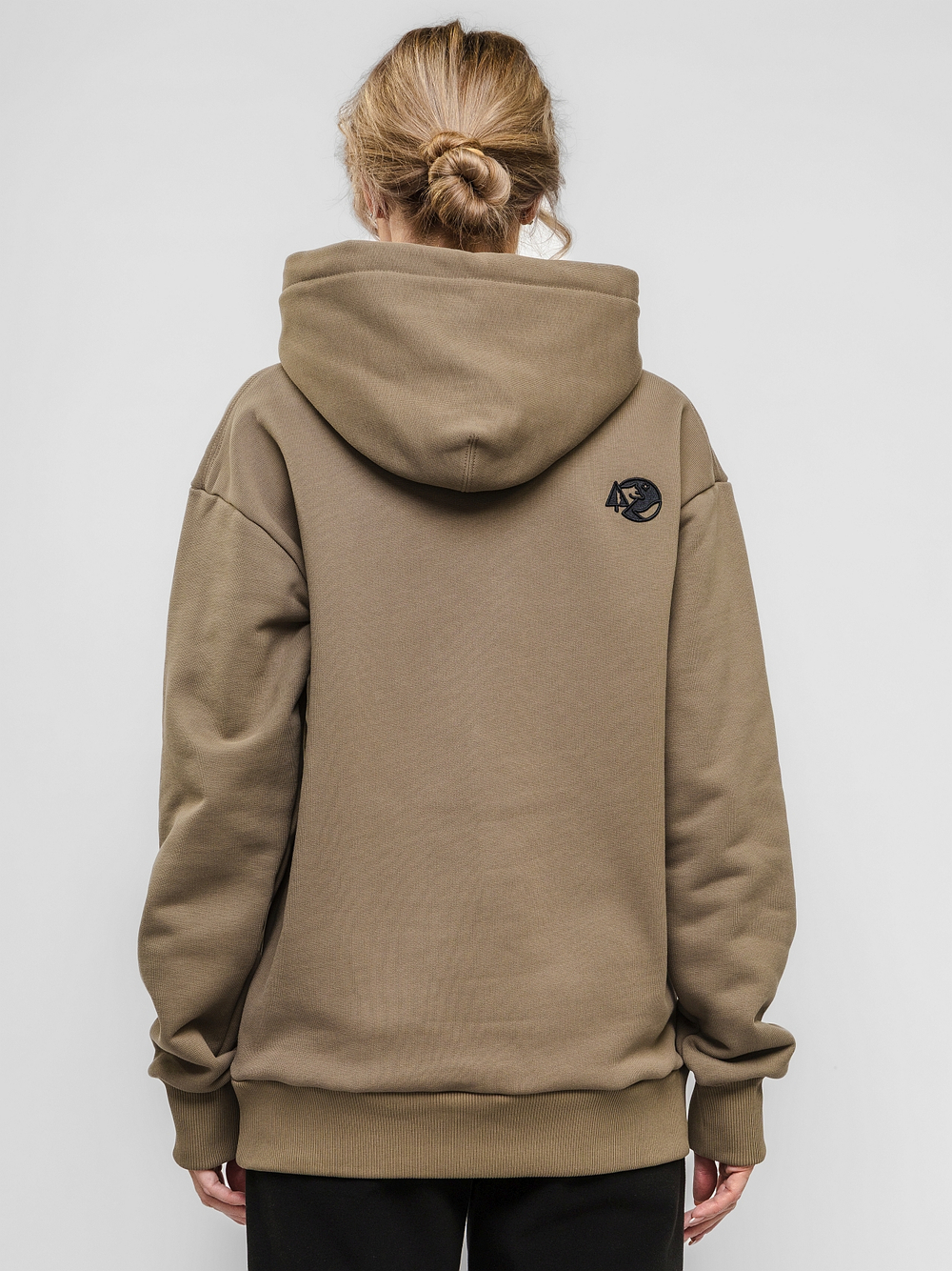 Худи "НОХО" унисекс, цвет "Сухой мох"