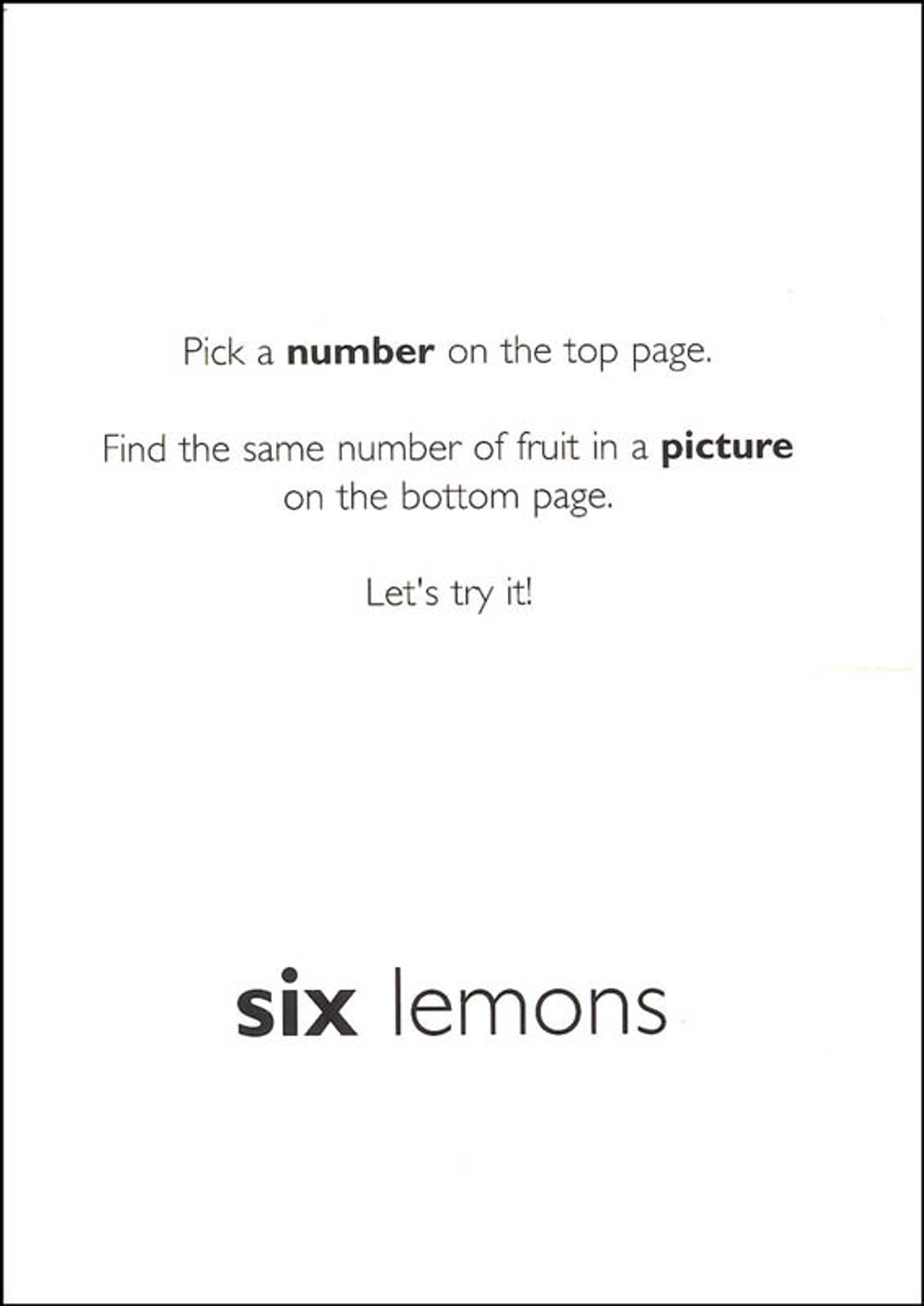My Very First Book of Numbers  (board book)