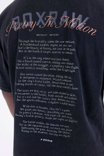 Футболка BOXRAW Poetry In Motion Oversized чёрная
