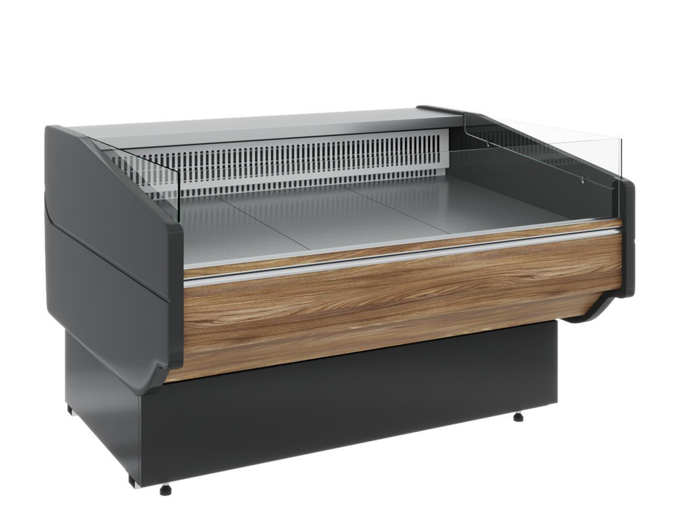 Холодильная витрина Полюс Carboma Atrium 2 GC120 SM 1,25-2 KombiLux (открытая, статика)