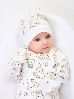 Комбинезон для новорожденного швы наружу