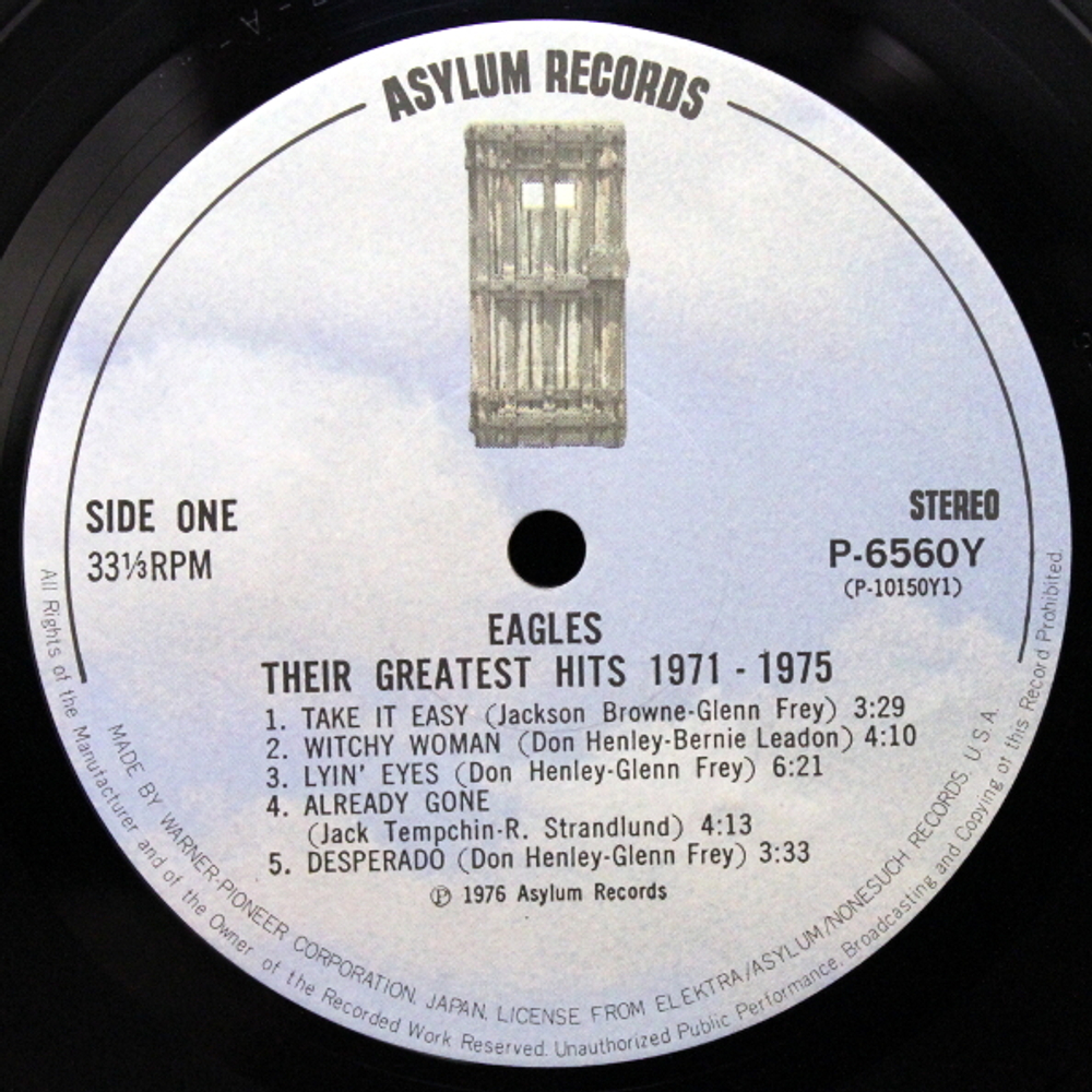Eagles / Their Greatest Hits 1971-1975 (LP)