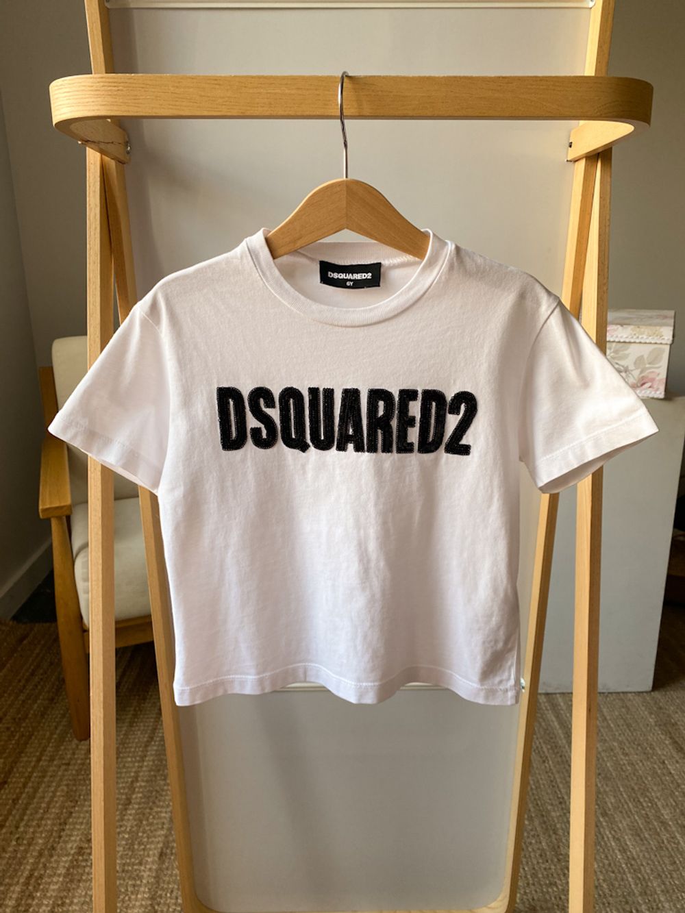 Хлопковая футболка Dsquared2, 116