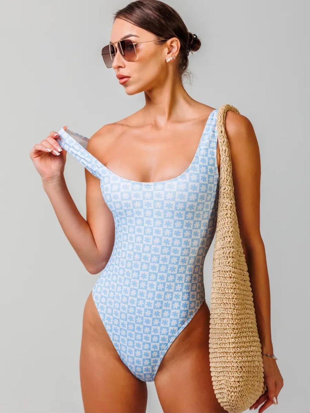 Слитный купальник Мозаика размер M