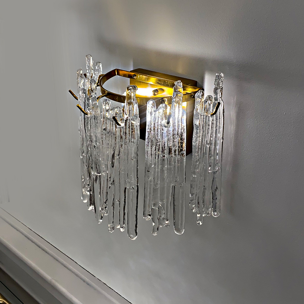 Настенный светильник 771331 gold/clear