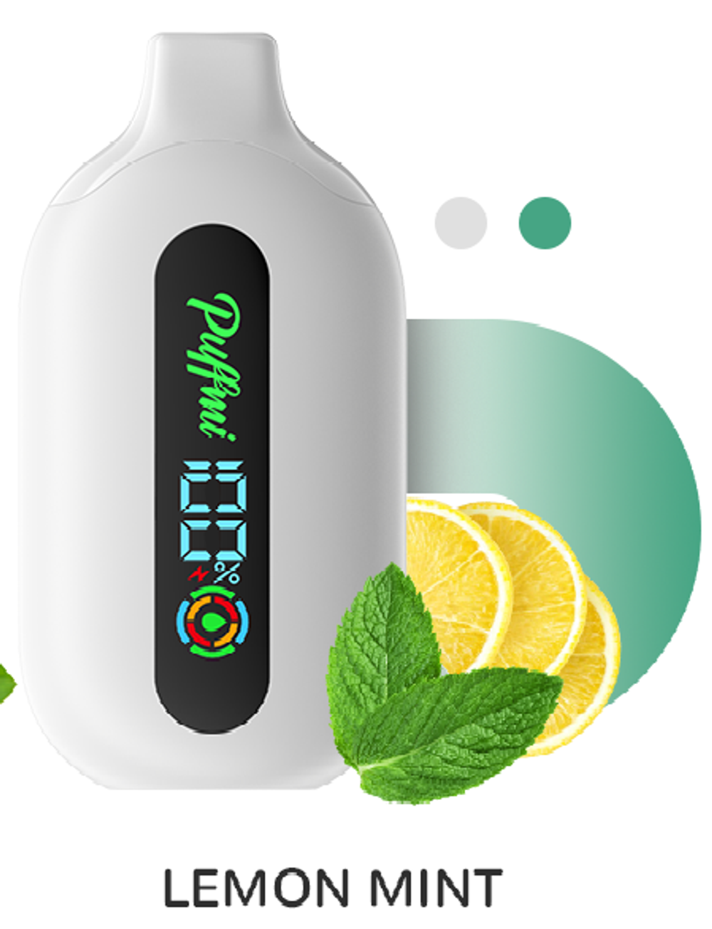 Puffmi Pure Lemon mint - лимон-мята 12000 купить в Москве с доставкой по России