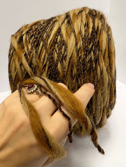 Трикотажная пряжа для вязания MORELINO толстая шишибрики