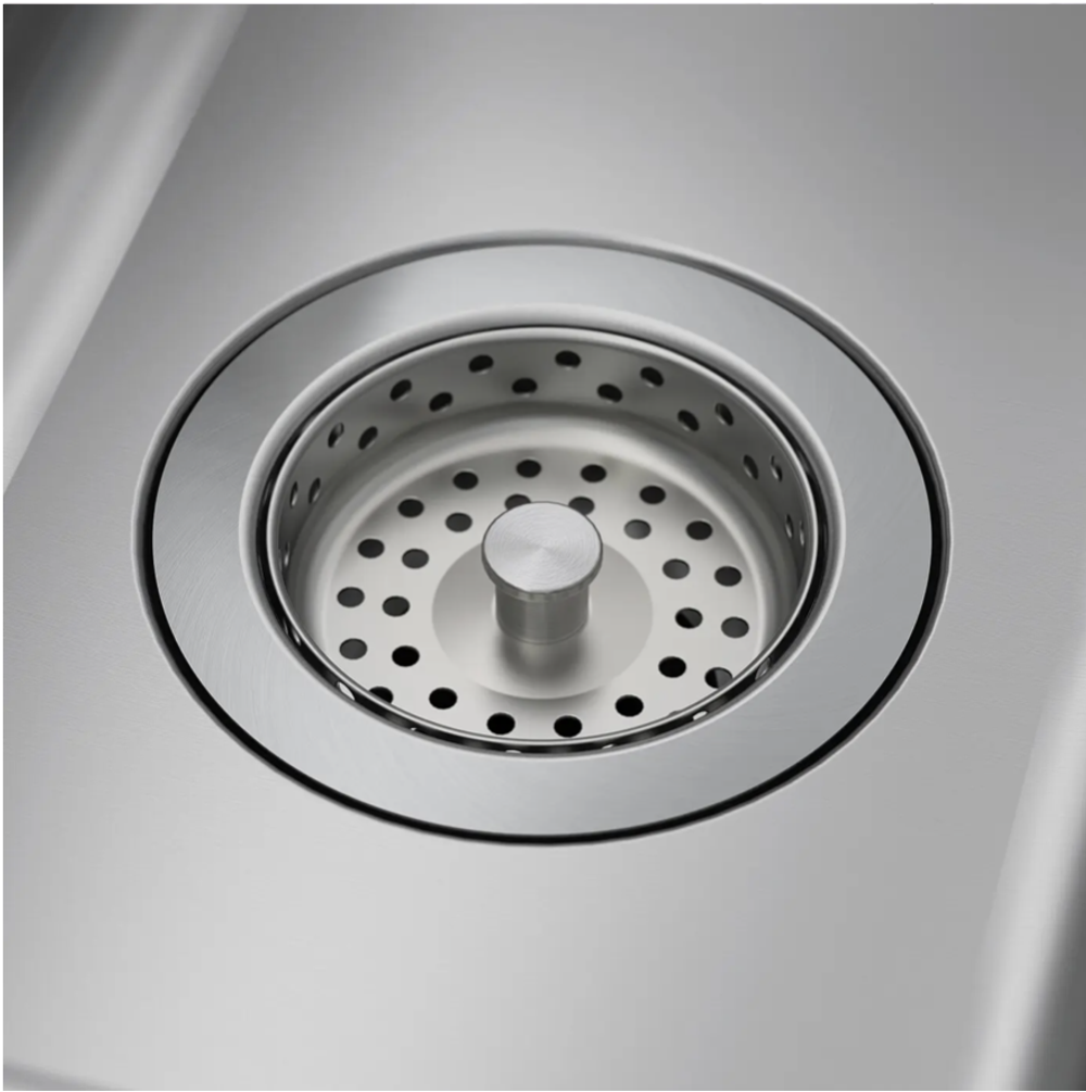 Встраиваемая раковина IKEA BOHOLMEN (БУХОЛЬМЕН), Нержавеющая сталь, 47x30 см