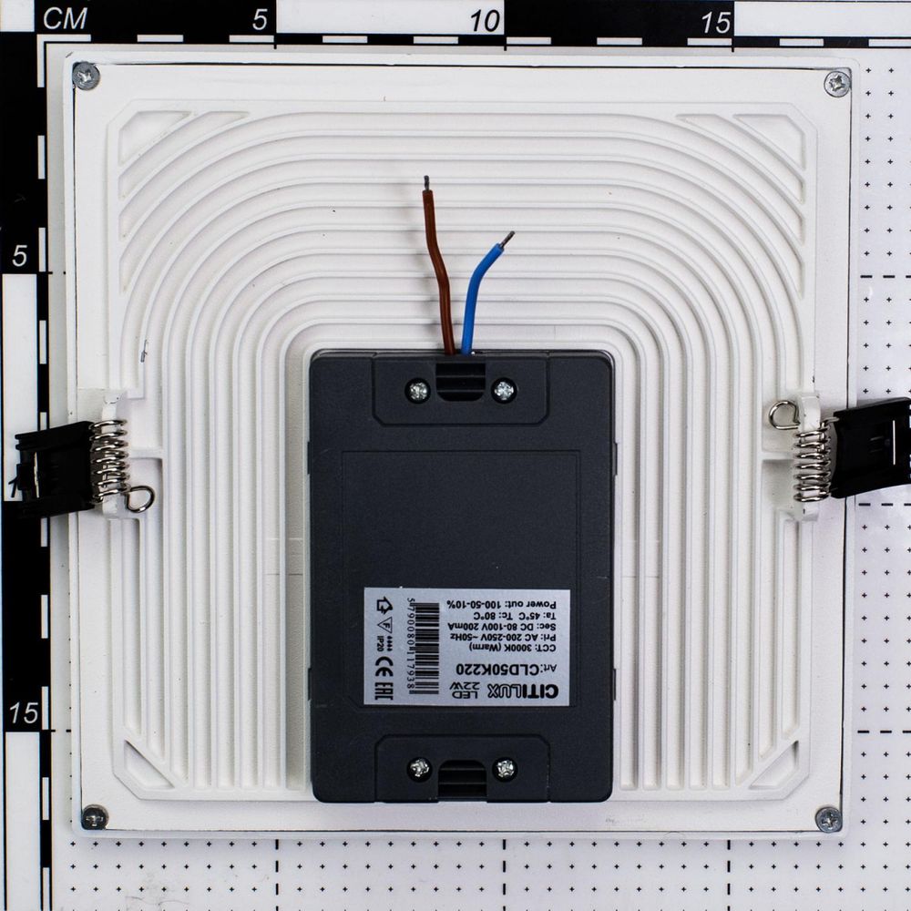 Citilux Омега CLD50K220N LED Встраиваемый светильник с диммером Белый