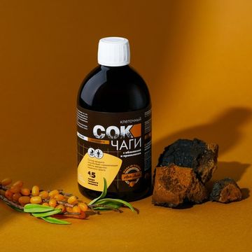 Сок Чаги клеточный с облепихой и прополисом
