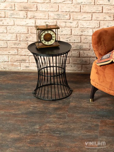 Виниловый ламинат Vinilam Ceramo 61617 Керамическая Сталь