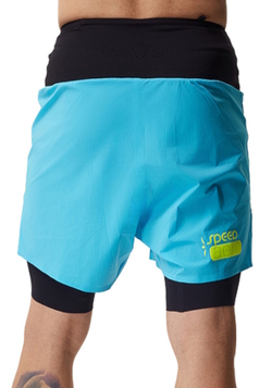 ШОРТЫ МУЖСКИЕ SFA5 ELEVATE 2IN1 | SKYBLUE