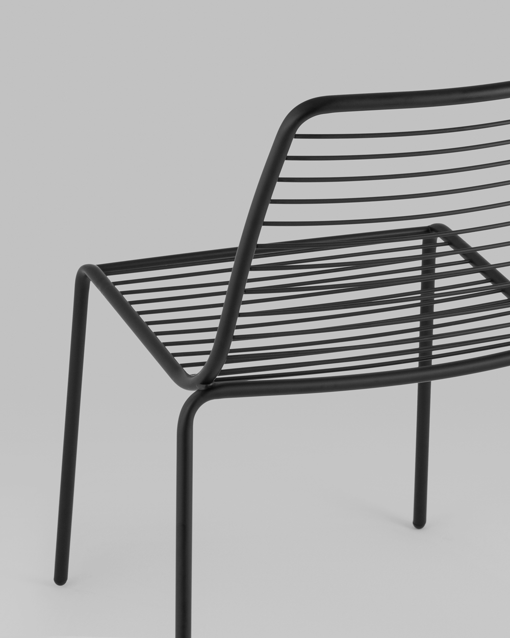 Стул Дели металл черный