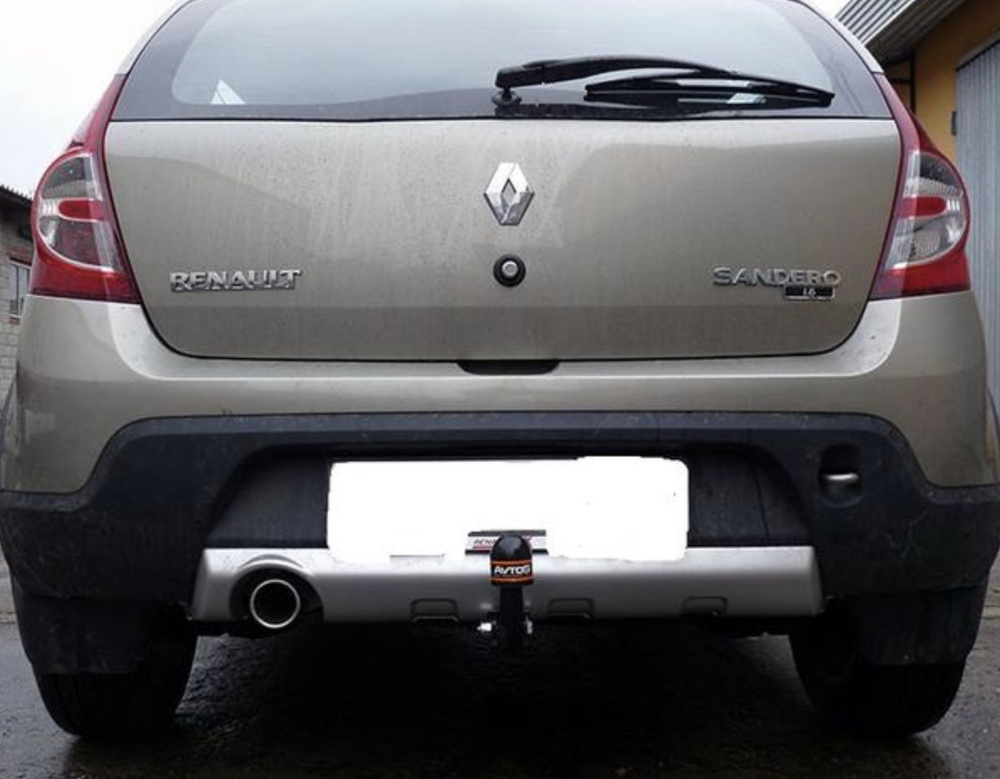 Фаркоп для Renault Sandero 2009-2014, Dacia Sandero 2009-2013 Тип шара: A. Нагрузки: 1000/75 кг, RN 06