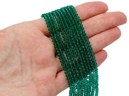 Нить бусин для украшений 3,8мм (ювелирное стекло)