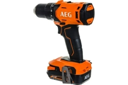 AEG Дрель шуруповерт 18В (c 2 аккумуляторами, зарядным устройством и кейсом в комплекте) BS18G4-202C, щеточный, аккумуляторный, 4935478630