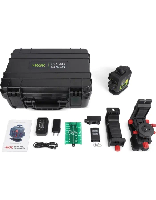 Лазерный уровень PR-4D Green RGK 756839